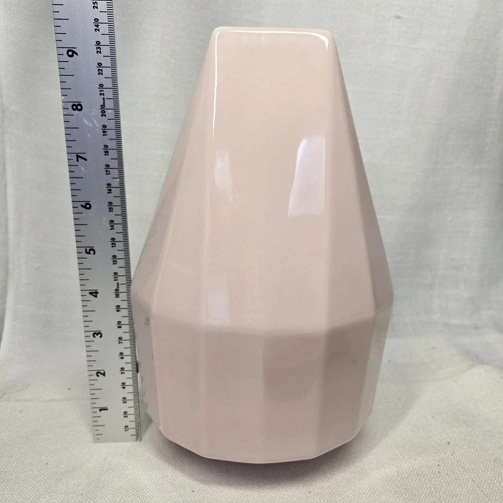 West Elm Faceted Vase 9.5